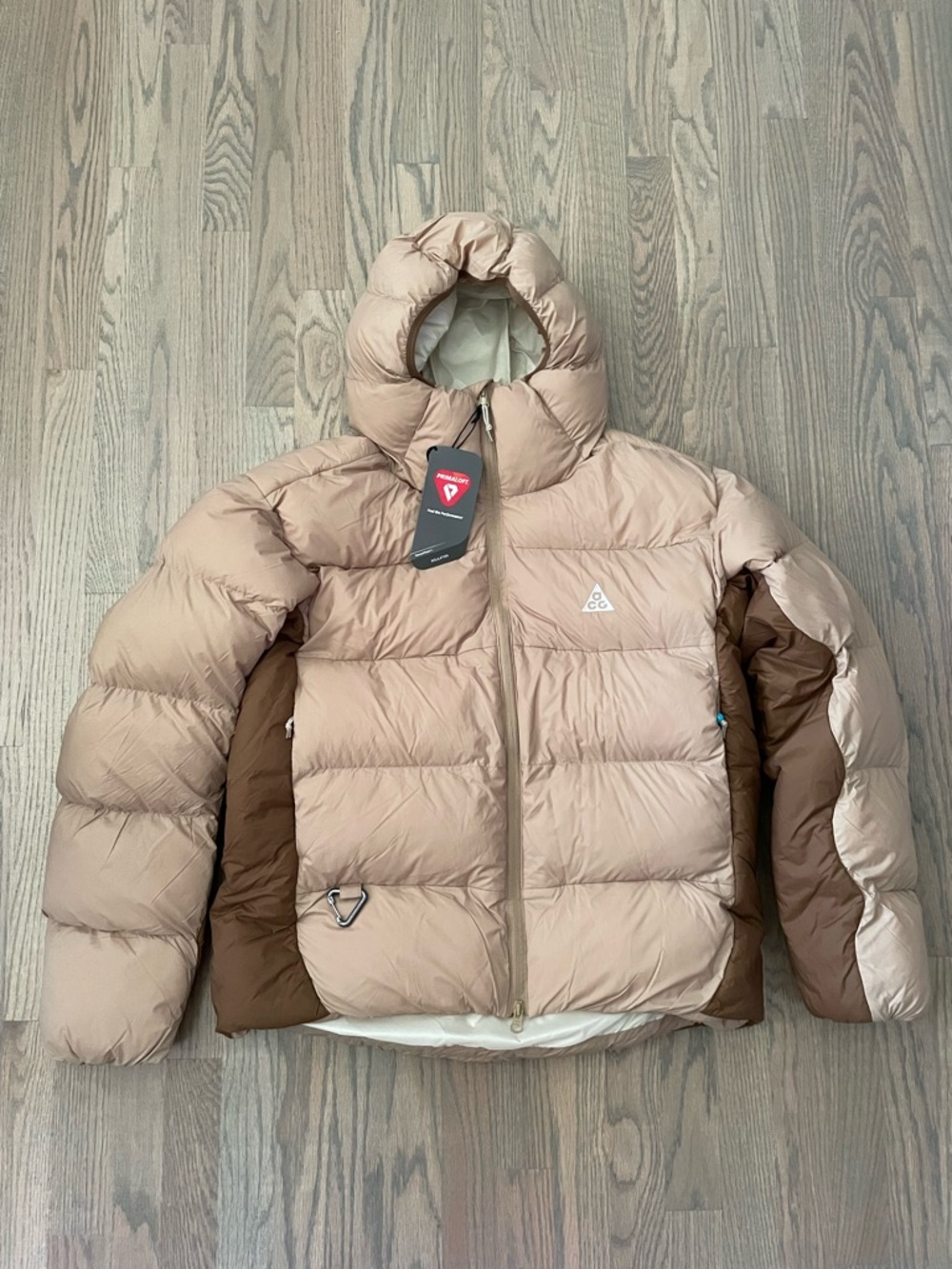 Nike ACG Therma-FIT ADV Lunar Lake Jacket Tan Brown Men's Size Small FV8909-297